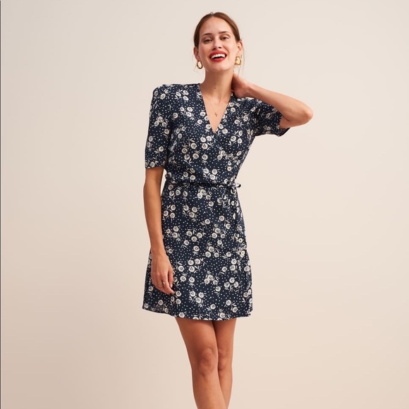 Rouje Dresses & Skirts - Rouje Gabinette dress blue flower print